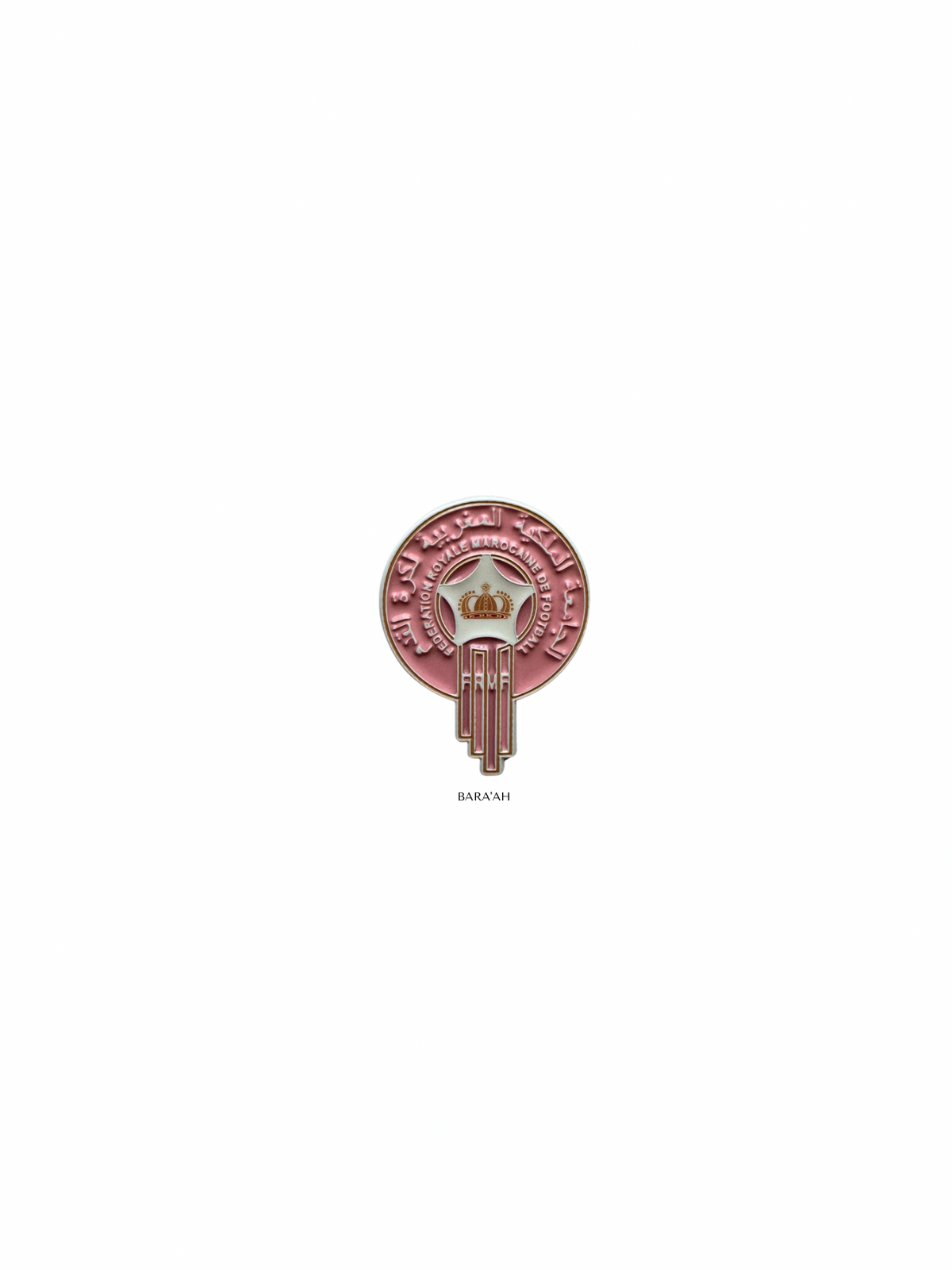 Morocco soccer logo-pink