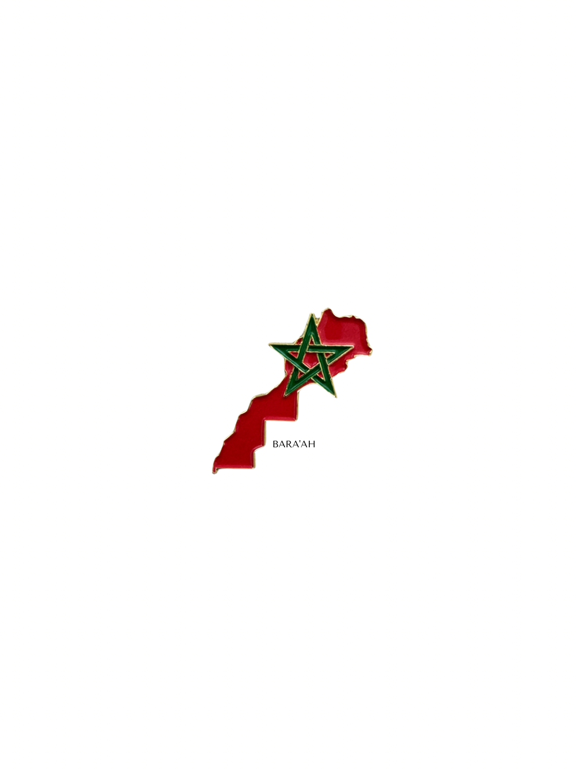 Morroco map flag
