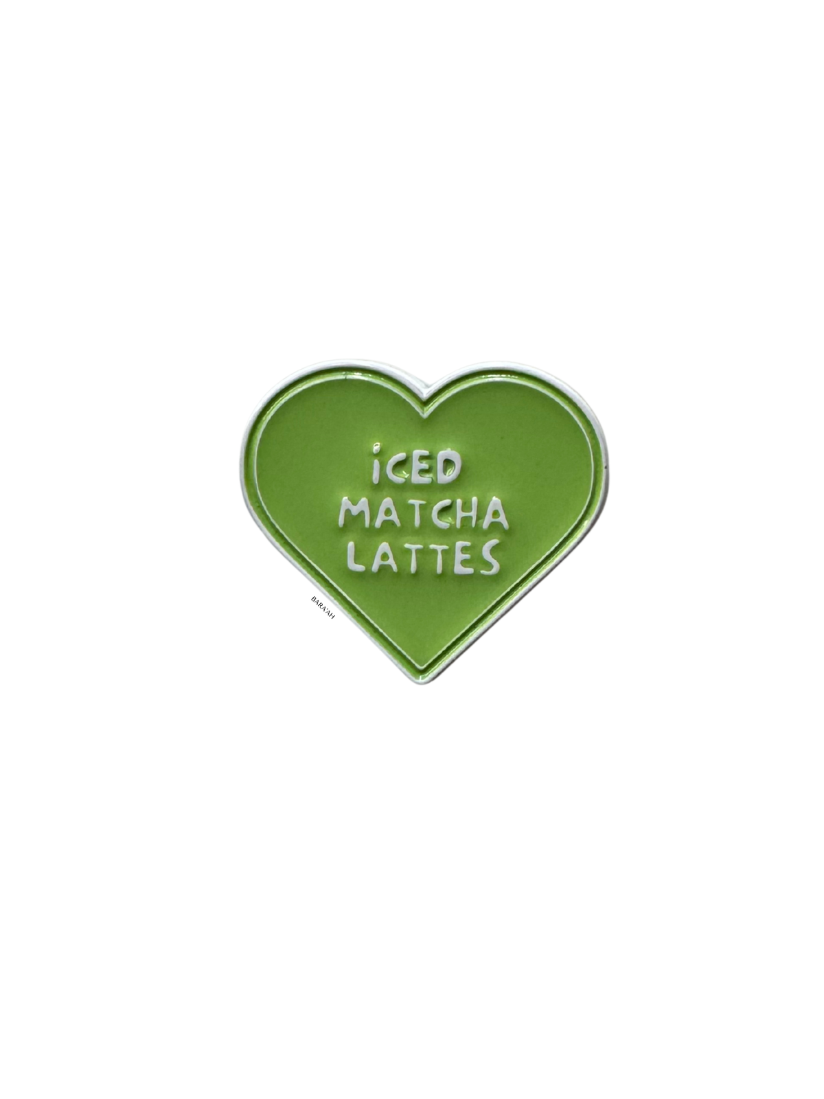 Iced matcha lattes