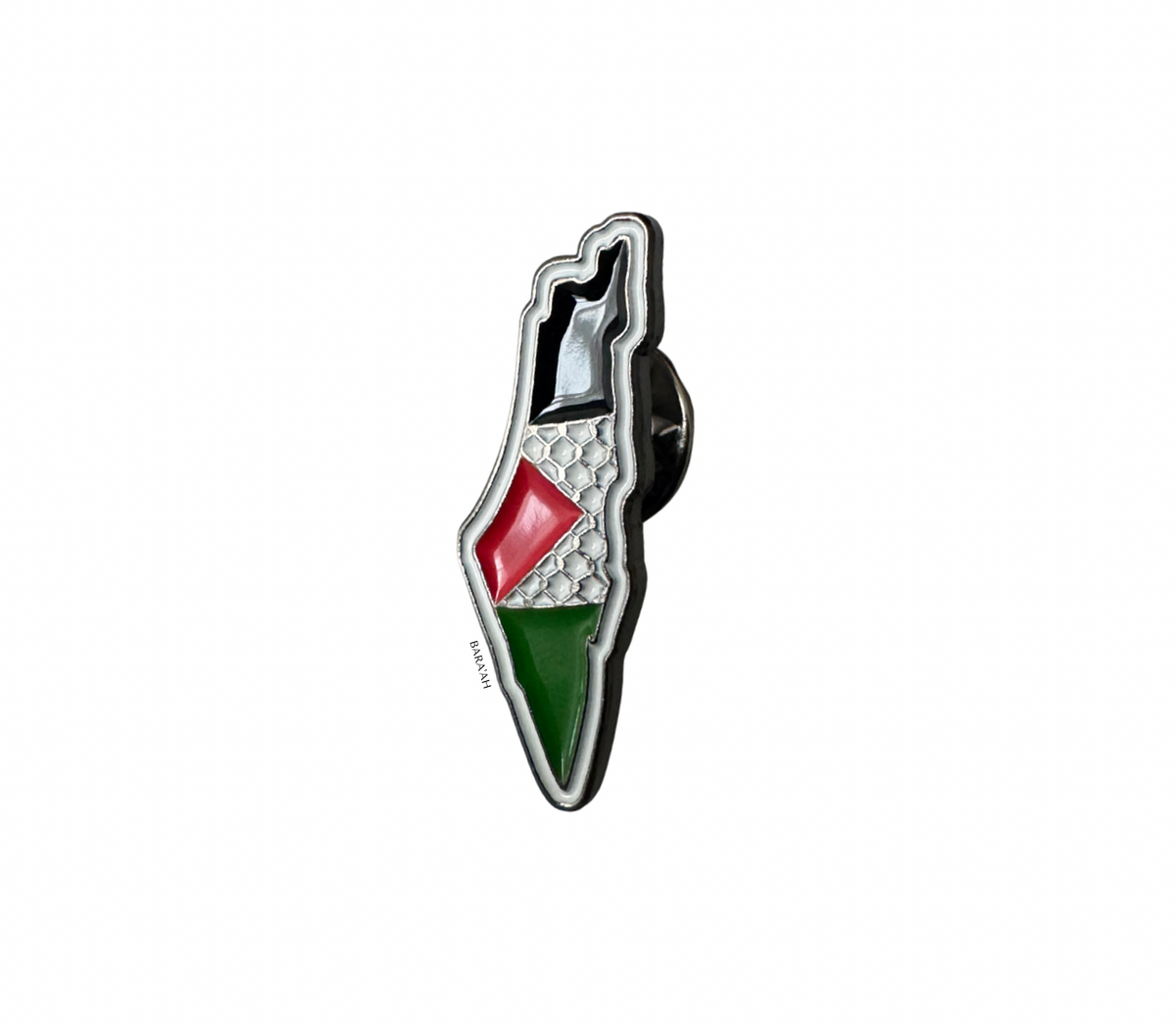 Palestine flag map