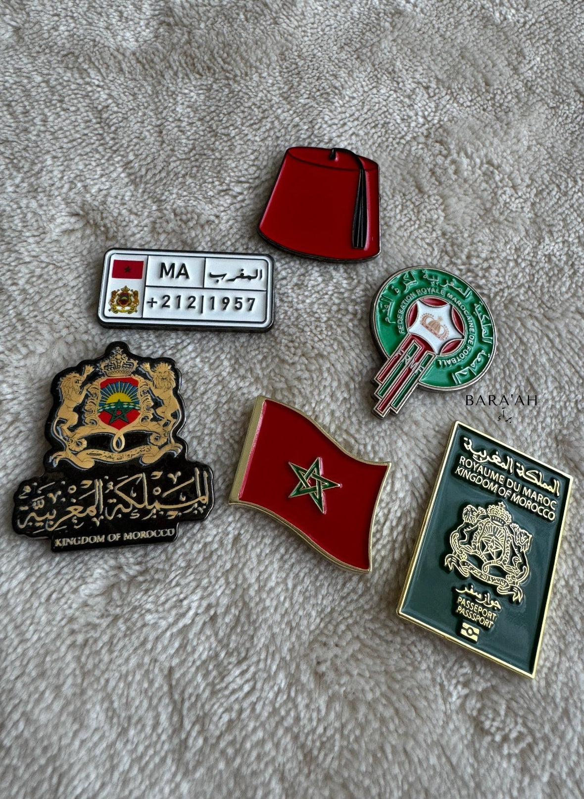 Moroccan Pride Sticker Set 6 Pieces-SALE