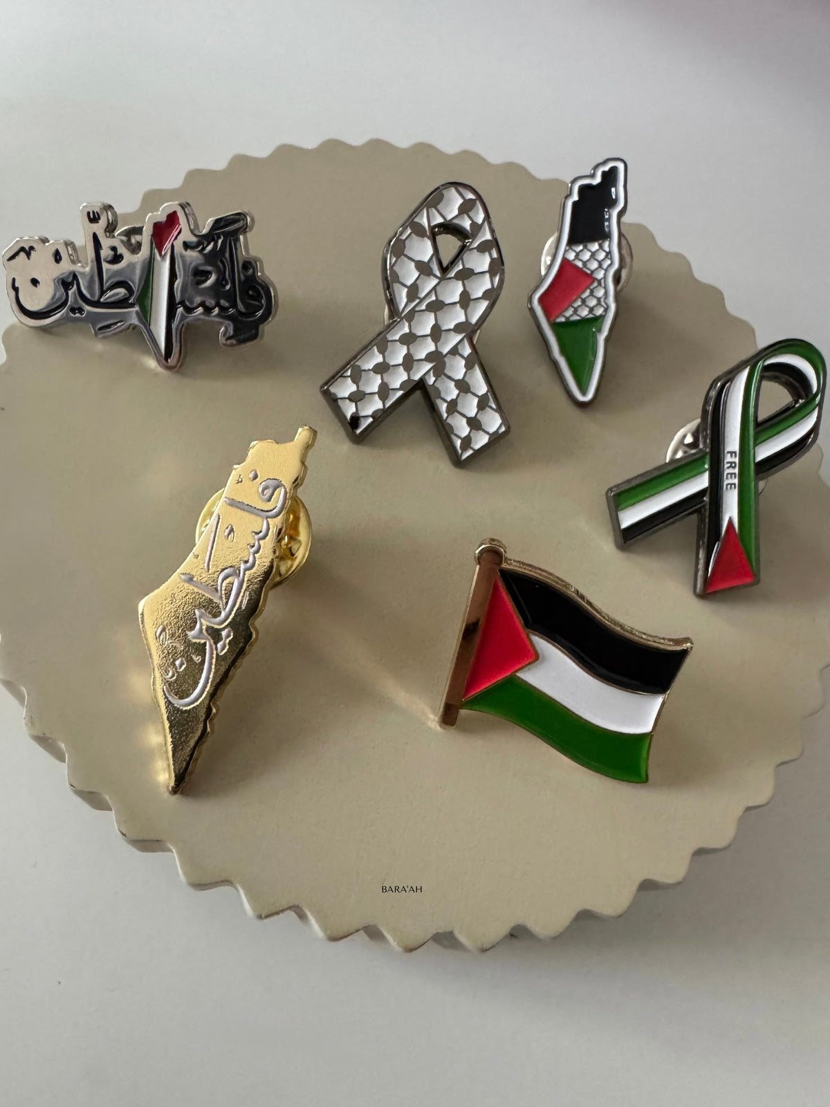 Palestine gold map