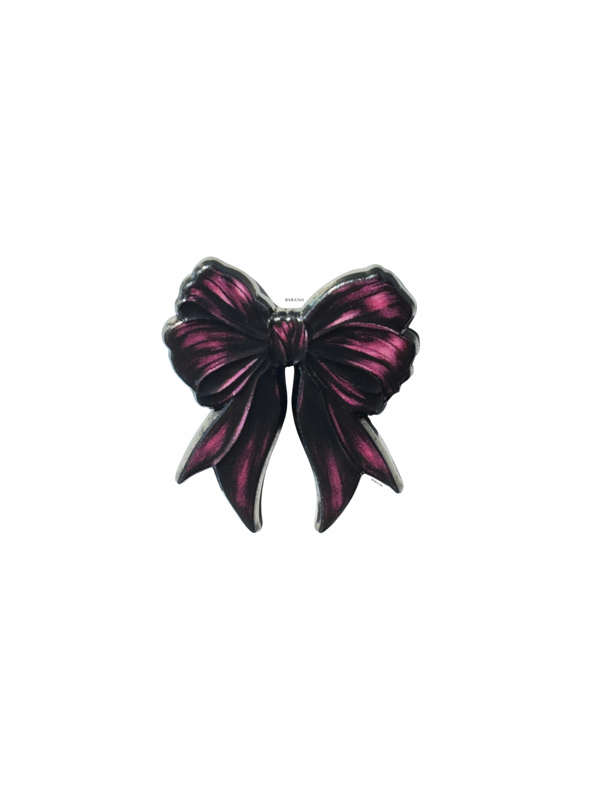 Deep purple bow