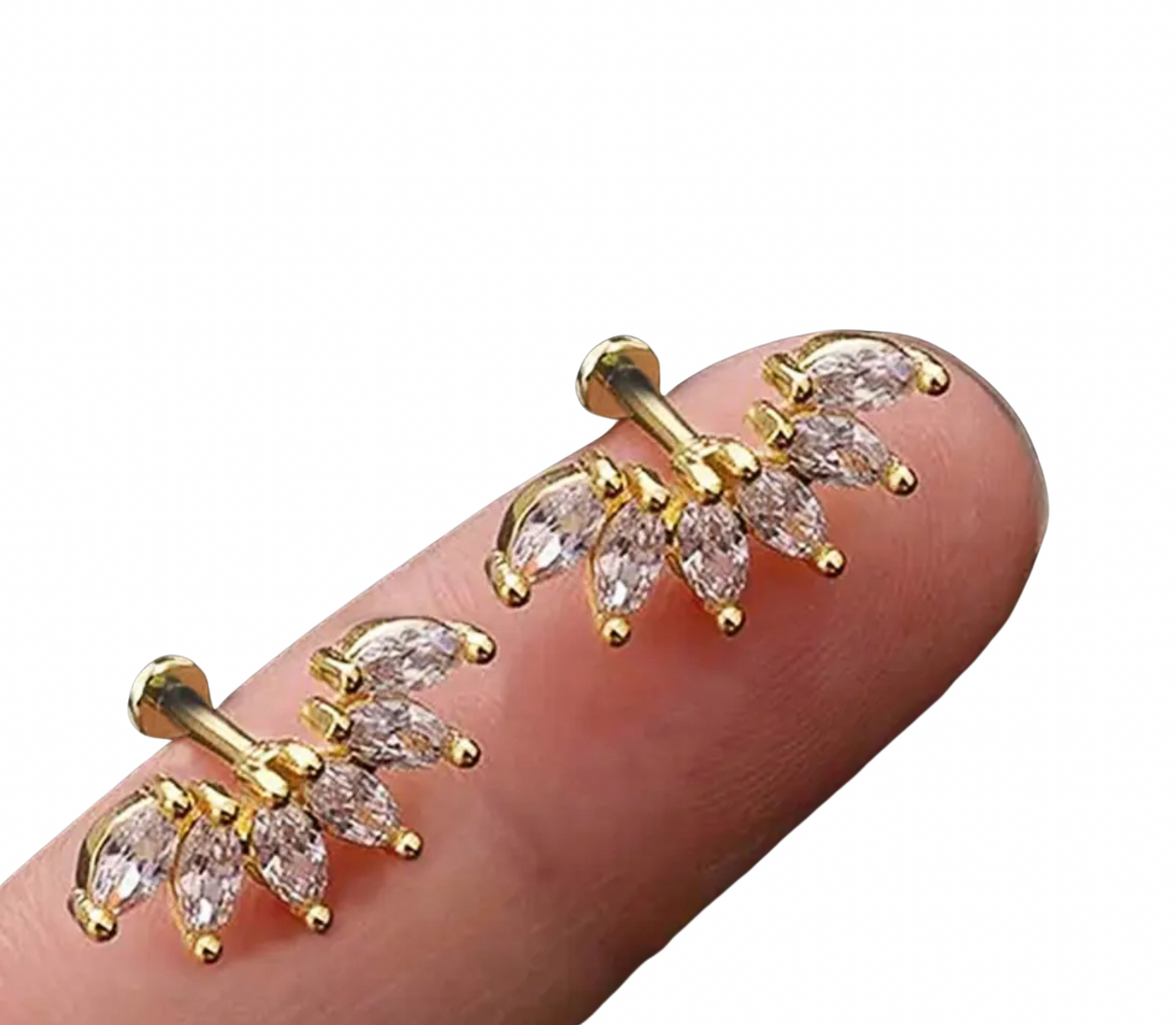 Lotus earrings
