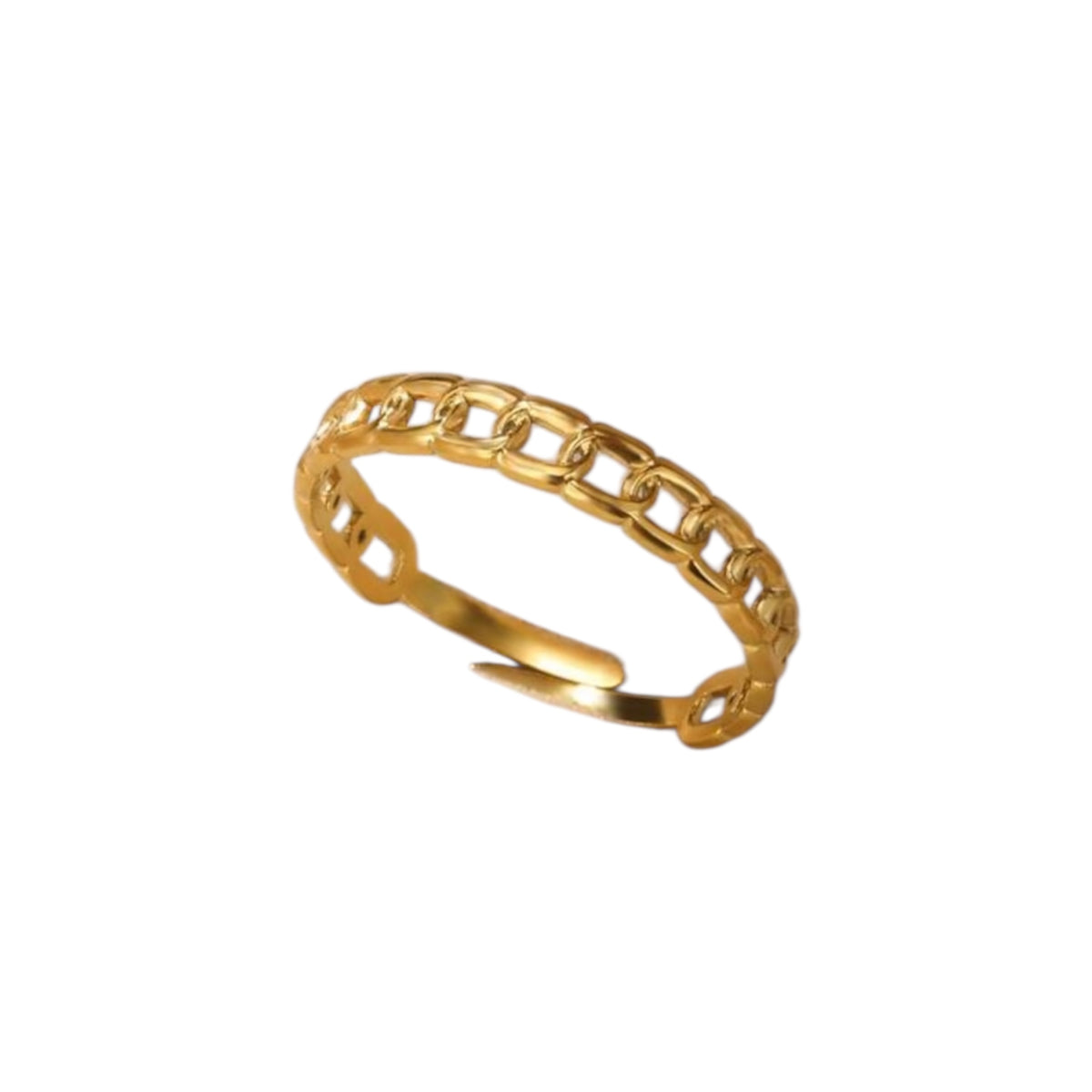 Cuban link ring