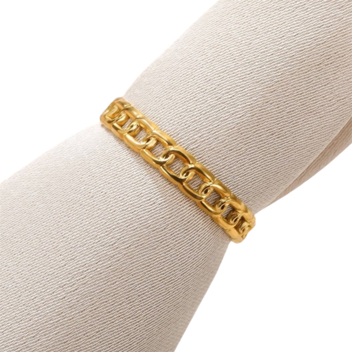 Cuban link ring